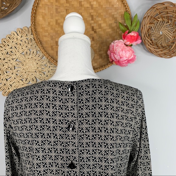 J. Jill Wearever Collection Floral Long Sleeve Women's PS Multicolor Button Back - Picture 5 of 8